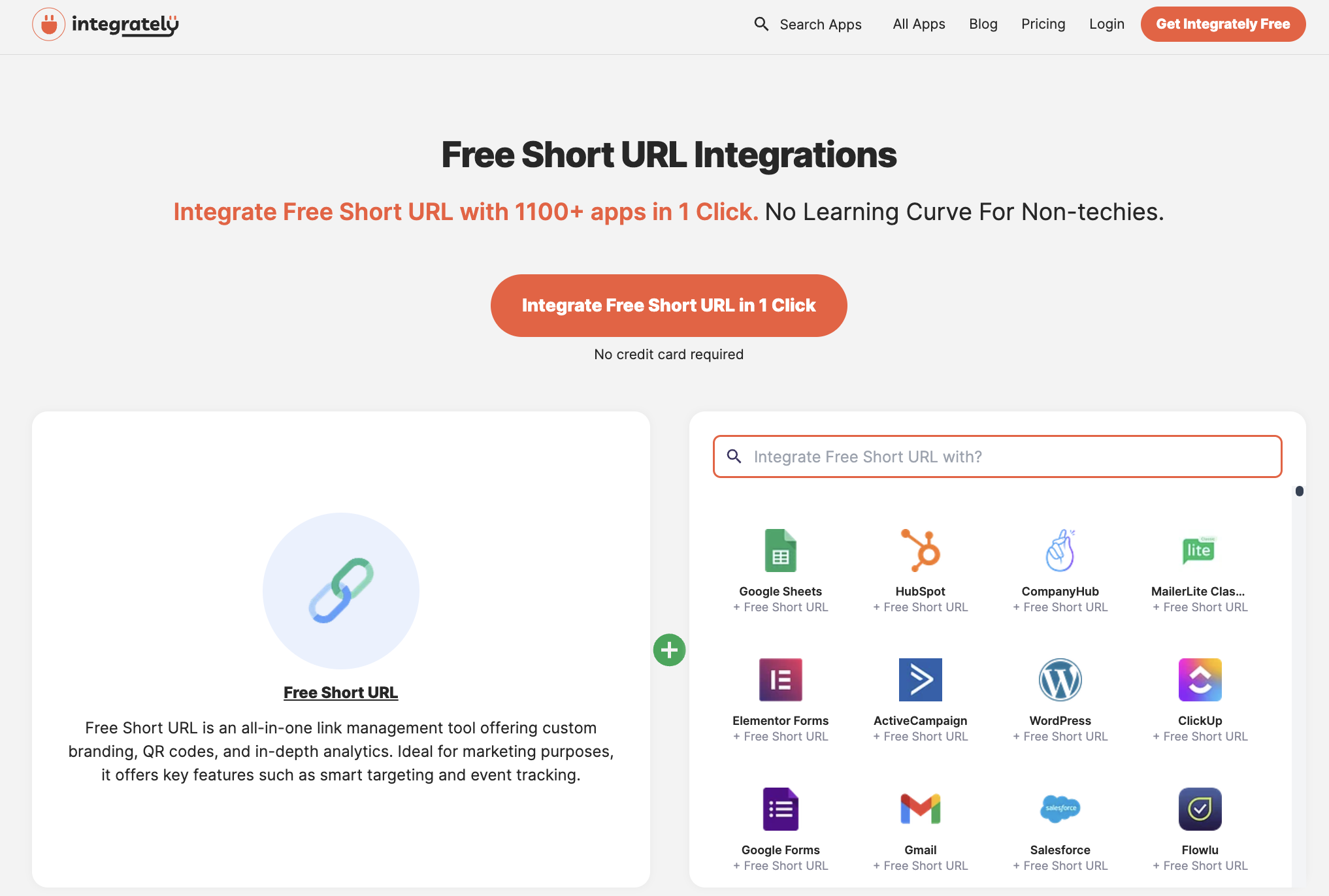 Elevate Your Branding Strategy: Seamless Integration of Integrately with FreeShortURL.com